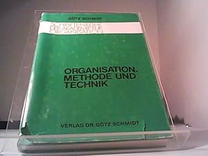 Bild des Verkufers fr Organisation : Methode und Technik zum Verkauf von Eichhorn GmbH