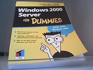 Bild des Verkufers fr Windows 2000 Server fr Dummies zum Verkauf von Eichhorn GmbH