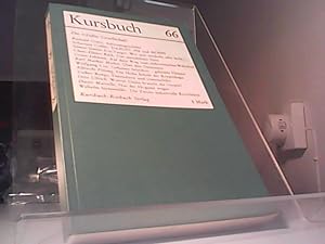Bild des Verkufers fr Kursbuch 66. Dezember 1981 - Die erfate Gesellschaft. zum Verkauf von Eichhorn GmbH