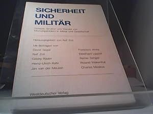 Bild des Verkufers fr Sicherheit und Militr Genese, Struktur und Wandel von Meinungsbildern in Militr und Gesellschaft zum Verkauf von Eichhorn GmbH