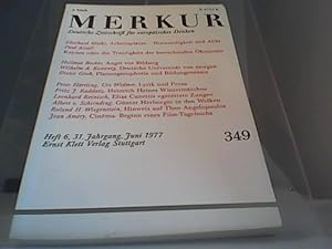 Bild des Verkufers fr Merkur - Deutsche Zeitschrift fr europisches Denken 349 zum Verkauf von Eichhorn GmbH