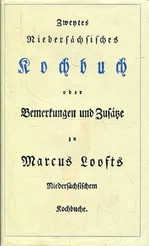 Zweytes Niedersächsisches Kochbuch