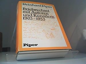 Bild des Verkufers fr Briefwechsel mit Autoren und Knstlern 1903 - 1953 zum Verkauf von Eichhorn GmbH