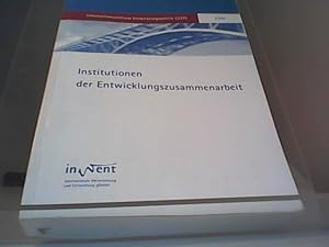 Seller image for Institutionen der Entwicklungszusammenarbeit for sale by Eichhorn GmbH