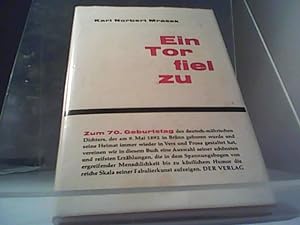 Seller image for Ein Tor fiel zu Erzhlungen for sale by Eichhorn GmbH
