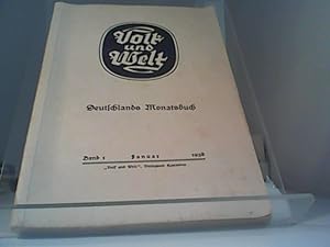 Volk und Welt Band 1 Januar 1938 Deutschlands Monatsbuch