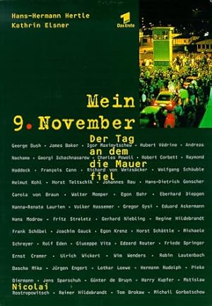Seller image for Mein 9. November Der Tag an dem die Mauer fiel for sale by Eichhorn GmbH