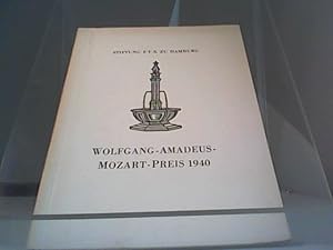 Wolfgang-Amadeu-Mozart-Preis 1940 Gedenkschrift an Prof. Dr. JOSEF NADLER