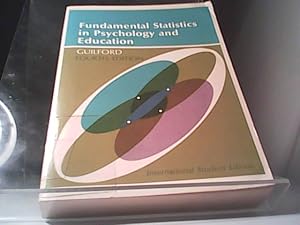 Image du vendeur pour Fundamental Statistics in Psychology and Education mis en vente par Eichhorn GmbH