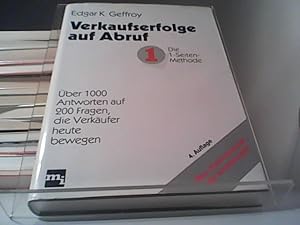 Seller image for Verkaufserfolge auf Abruf - Die 1-Seiten-Methode for sale by Eichhorn GmbH