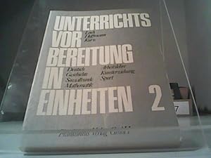 Imagen del vendedor de Unterrichtsvorbereitung in Einheiten Deutsch, Geschichte, Sozialkunde. a la venta por Eichhorn GmbH