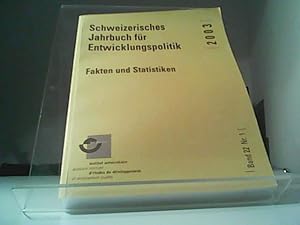 Bild des Verkufers fr Schweizerisches Jahrbuch fr Entwicklungspolitik Fakten und Statistiken zum Verkauf von Eichhorn GmbH