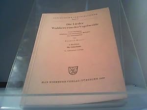 Die Lieder Walthers von der Vogelweide 2. Bändchen: Die Liebeslieder