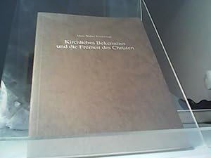 Seller image for Kirchliches Bekenntnis und die Freiheit des Christen. for sale by Eichhorn GmbH