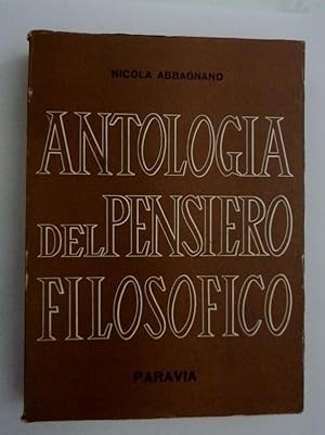 ANTOLOGIA DEL PENSIERO FILOSOFICO Terza Edizione