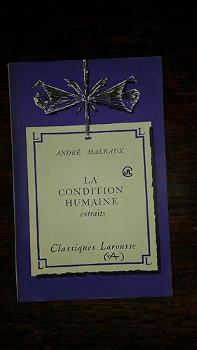 LA CONDITION HUMAINE., EXTRAITS. A. BOUTET DE MONVEL.