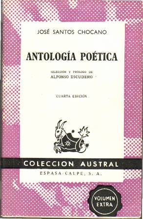 Image du vendeur pour Antologa potica. Seleccin y prlogo de Alfonso Escudero. mis en vente par Librera y Editorial Renacimiento, S.A.