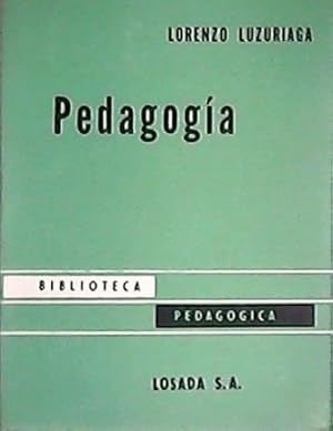 Imagen del vendedor de Pedagoga. a la venta por Librera y Editorial Renacimiento, S.A.