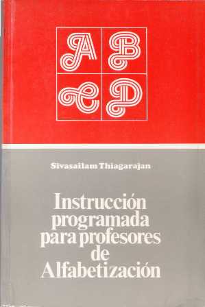 Bild des Verkufers fr Instruccin programada para profesores de alfabetizacin. zum Verkauf von Librera y Editorial Renacimiento, S.A.