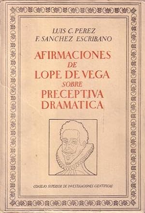 Immagine del venditore per Afirmaciones de Lope de Vega sobre preceptiva dramtica. A base de cien comedias. venduto da Librera y Editorial Renacimiento, S.A.