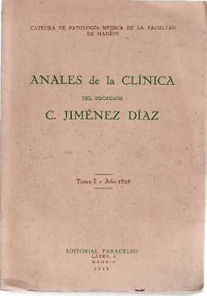 Seller image for Anales de la clnica. Slo tomo I. for sale by Librera y Editorial Renacimiento, S.A.