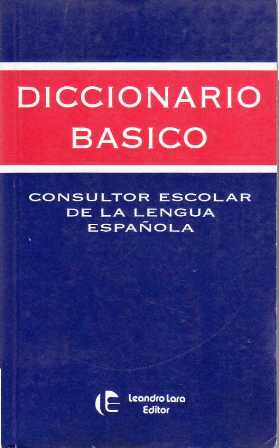 Bild des Verkufers fr DICCIONARIO BASICO.- Consultor escolar de la lengua espaola. zum Verkauf von Librera y Editorial Renacimiento, S.A.