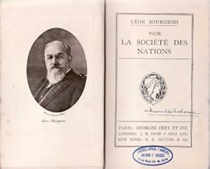 Seller image for Por la Socit des Nations. for sale by Librera y Editorial Renacimiento, S.A.