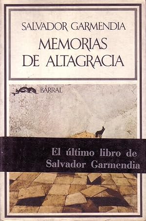 Image du vendeur pour Memorias de Altagracia. mis en vente par Librera y Editorial Renacimiento, S.A.