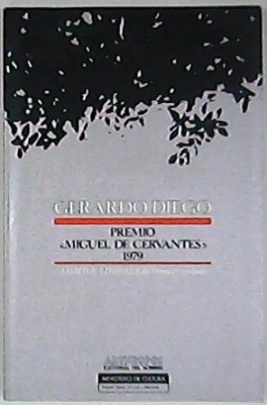 Image du vendeur pour Gerardo Diego, Premio "Miguel de Cervantes" 1979. mis en vente par Librera y Editorial Renacimiento, S.A.