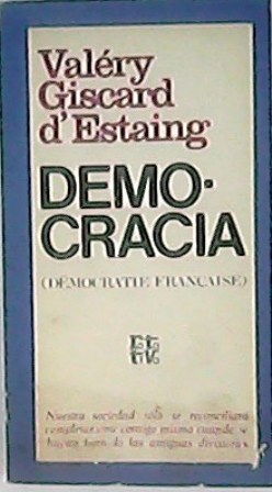 Imagen del vendedor de Democracia (Democratie franaise). a la venta por Librera y Editorial Renacimiento, S.A.