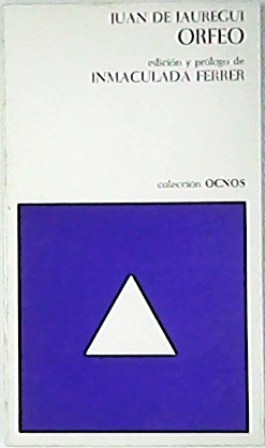 Image du vendeur pour Orfeo. Edicin y prlogo de Inmaculada Ferrer. mis en vente par Librera y Editorial Renacimiento, S.A.