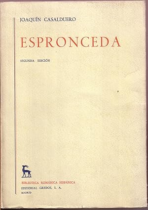 Image du vendeur pour Espronceda. mis en vente par Librera y Editorial Renacimiento, S.A.