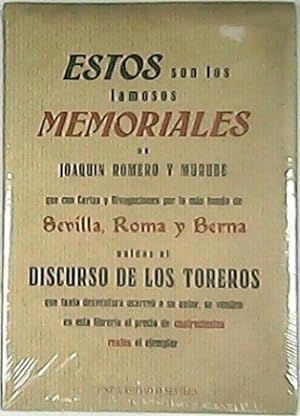 Imagen del vendedor de Memoriales y divagaciones. Edicin facsmil de la publicada en 1950. Prlogo de Juan Lamillar. a la venta por Librera y Editorial Renacimiento, S.A.