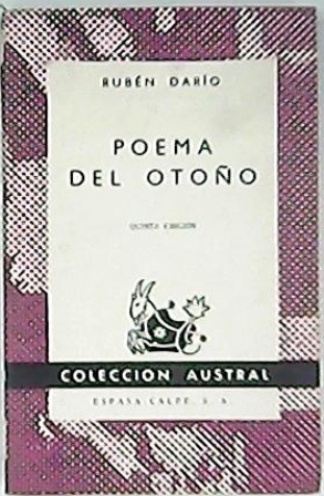 Imagen del vendedor de Poema del otoo y otros poemas. a la venta por Librera y Editorial Renacimiento, S.A.