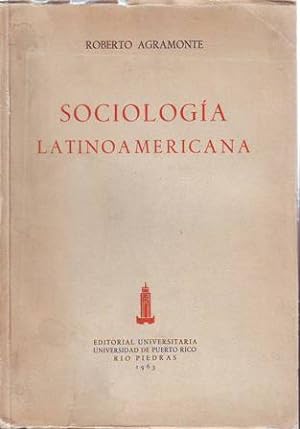 Imagen del vendedor de Sociologa latinoamericana. a la venta por Librera y Editorial Renacimiento, S.A.