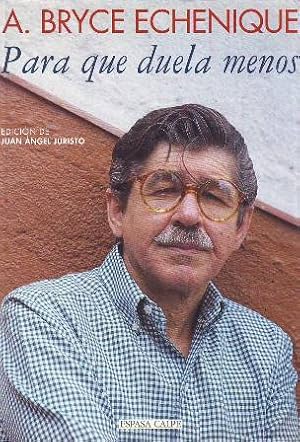 Imagen del vendedor de Para que duela menos. Edicin de Juan Angel Juristo. a la venta por Librera y Editorial Renacimiento, S.A.