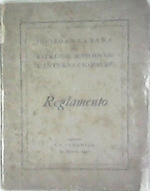 Bild des Verkufers fr Reglamento. zum Verkauf von Librera y Editorial Renacimiento, S.A.