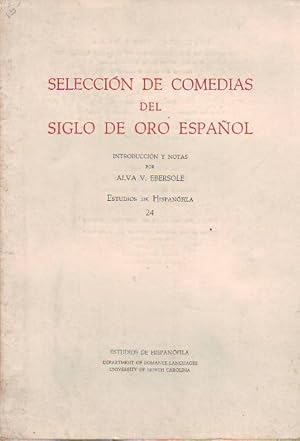 Seller image for Seleccin de comedias del siglo de oro espaol. (Trrega: El prado de Valencia; C. de Virus: La gran Semramis; A. de Claramonte: Deste agua no beber; L. de Vega: El castigo sin venganza; G. de Castro: El perfecto caballero; Ruiz de Alarcn: La prueba de las promesas; T. de Molina: La prudencia en la mujer; M. de Amescua: La Fnix de Salamanca; V. de Guevara: La luna de la sierra y Caldern: El mgico prodigioso). Introduccin y notas por. for sale by Librera y Editorial Renacimiento, S.A.