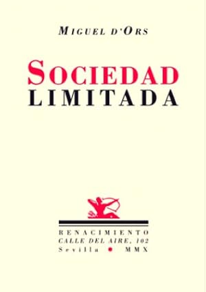 Imagen del vendedor de Sociedad limitada. a la venta por Librera y Editorial Renacimiento, S.A.
