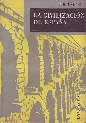 Bild des Verkufers fr La civilizacin de Espaa. (I. El descubrimiento de Espaa - II. Las provincias musulmanas - III. Los reinos cristianos - IV. Monarquia e imperio - V. La Espaa de Cervantes - VI. El anquilosamiento de las arterias - VII. La espaa romntica - VIII. La Espaa moderna). Traduccin de Pedro Bosch-Gimpera. zum Verkauf von Librera y Editorial Renacimiento, S.A.