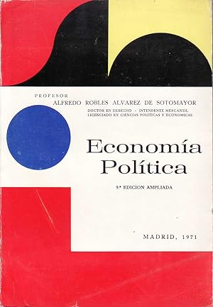 Imagen del vendedor de Economa poltica. a la venta por Librera y Editorial Renacimiento, S.A.