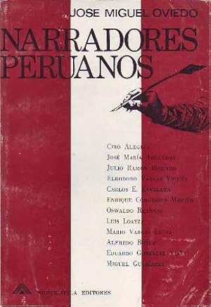 Bild des Verkufers fr Narradores peruanos. Antologa. (C. Alegra, J. M Arguedas, J. R. Ribeyro, E. Vargas Vicua, C. E. Zavaleta, E. Congrains Martn, O. Reynoso, L Loayza, M. Vargas Llosa, A. Bryce, E. Gonzlez Viaa y M. Gutirrez). Introduccin de. zum Verkauf von Librera y Editorial Renacimiento, S.A.