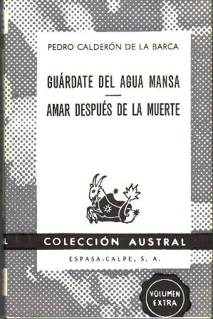 Immagine del venditore per Gurdate del agua mansa. Amar despus de la muerte. venduto da Librera y Editorial Renacimiento, S.A.