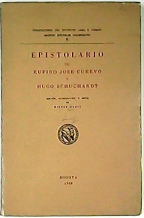 Seller image for Epistolario de. Edicin, introduccin y notas de Dieter Bross. for sale by Librera y Editorial Renacimiento, S.A.