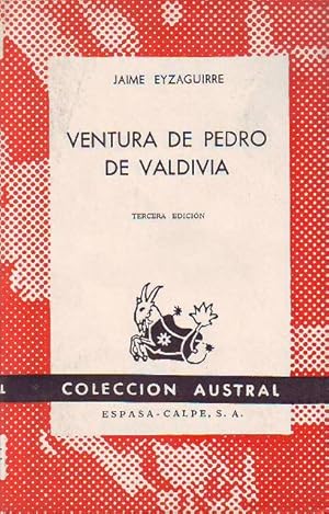 Imagen del vendedor de Ventura de Pedro de Valdivia. a la venta por Librera y Editorial Renacimiento, S.A.