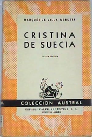 Imagen del vendedor de Cristina de Suecia. a la venta por Librera y Editorial Renacimiento, S.A.