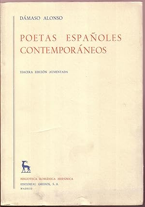 Imagen del vendedor de Poetas espaoles contemporneos. (Bcquer, M. Machado, A. Machado, G. Mir, Una generacin potica 1920-1936, Alberti, Salinas, Guilln, Diego, Lorca, Aleixandre, Panero, Rosales, Poesa arraigada y poesa desarraigada, etc.). Indice de materias y de nombres propios. a la venta por Librera y Editorial Renacimiento, S.A.