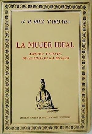 Imagen del vendedor de La mujer ideal. Aspectos y fuentes de las Rimas de G. A. Bcquer. a la venta por Librera y Editorial Renacimiento, S.A.