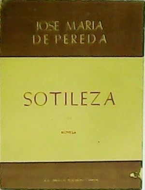 Imagen del vendedor de Sotileza. Novela. a la venta por Librera y Editorial Renacimiento, S.A.