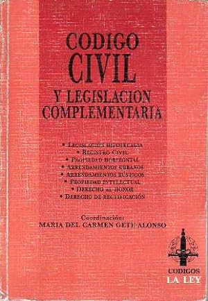 Image du vendeur pour Cdigo civil y legislacin complementaria. mis en vente par Librera y Editorial Renacimiento, S.A.